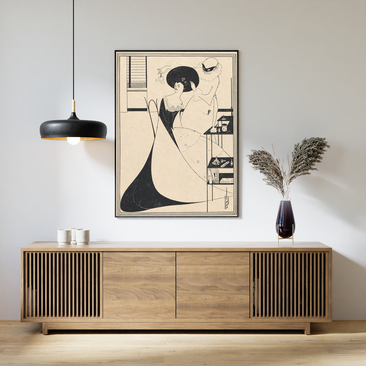Aubrey Beardsley — Salome: The Toilette of Salome (Second Version) | Art Nouveau Illustration Print