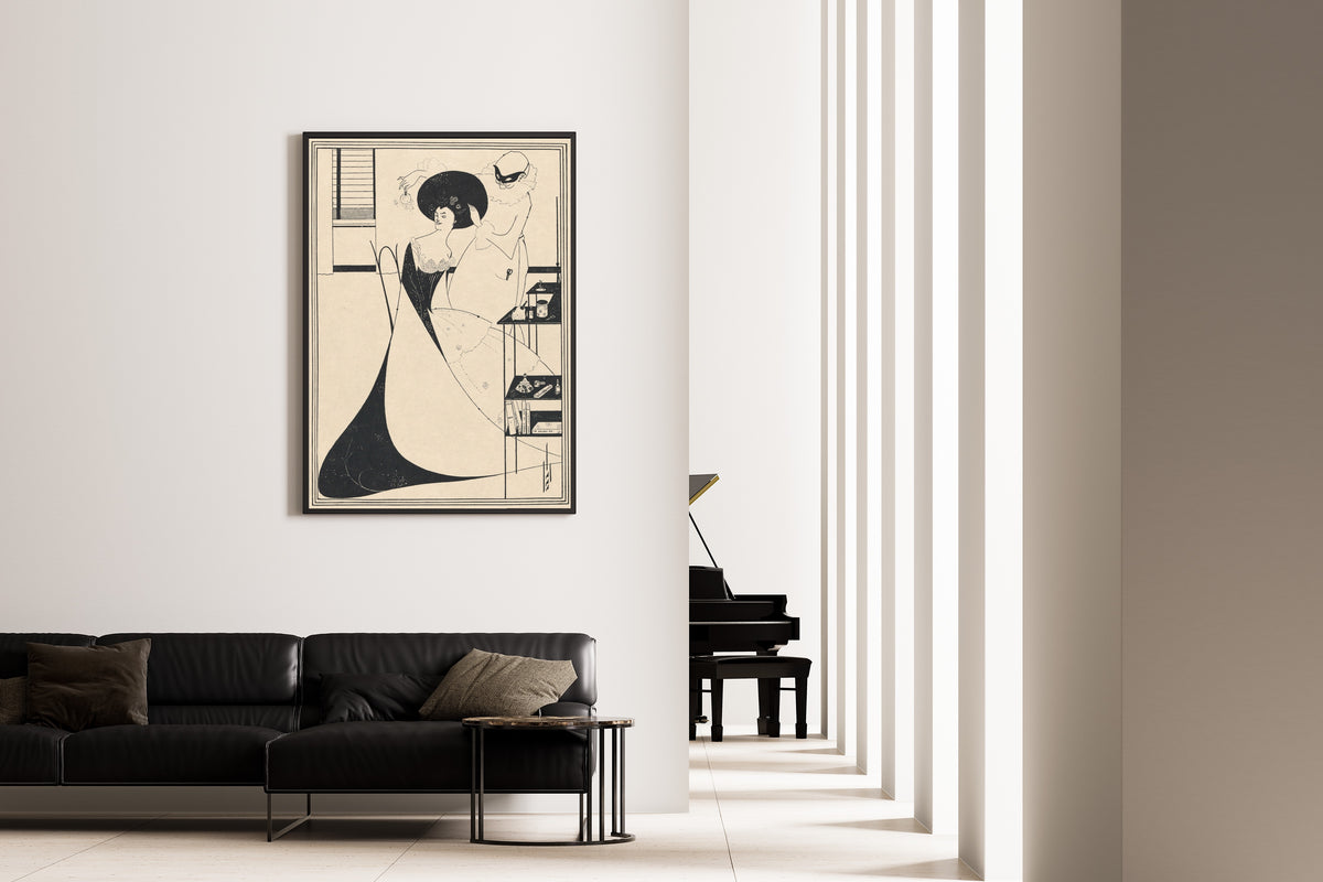 Aubrey Beardsley — Salome: The Toilette of Salome (Second Version) | Art Nouveau Illustration Print