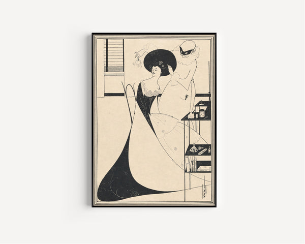 Aubrey Beardsley — Salome: The Toilette of Salome (Second Version) | Art Nouveau Illustration Print