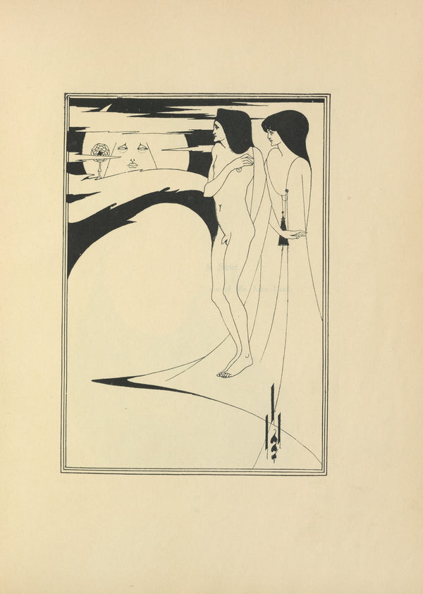 Aubrey Beardsley — Salome: The Woman in the Moon | Art Nouveau Illustration Print