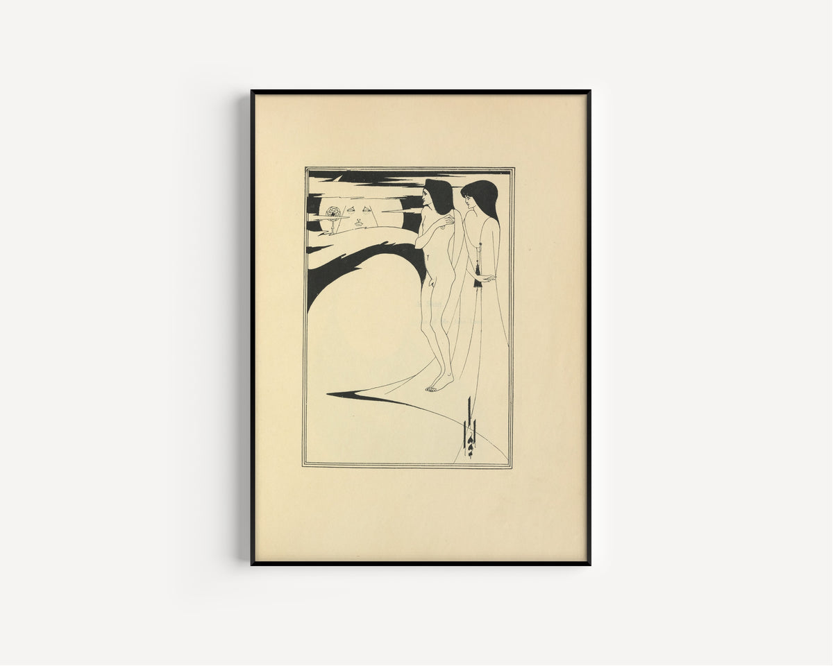 Aubrey Beardsley — Salome: The Woman in the Moon | Art Nouveau Illustration Print