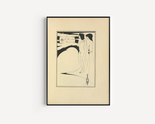 Aubrey Beardsley — Salome: The Woman in the Moon | Art Nouveau Illustration Print