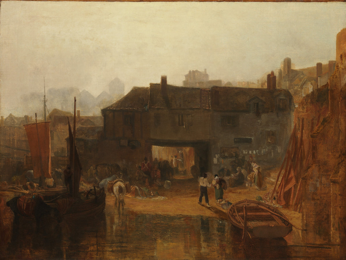 J.M.W. Turner — Saltash with the Water Ferry, Cornwall | Landscape Fine Art Print