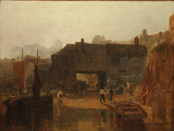 J.M.W. Turner — Saltash with the Water Ferry, Cornwall | Landscape Fine Art Print