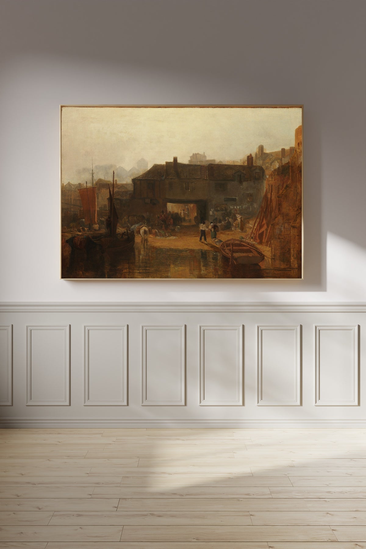 J.M.W. Turner — Saltash with the Water Ferry, Cornwall | Landscape Fine Art Print