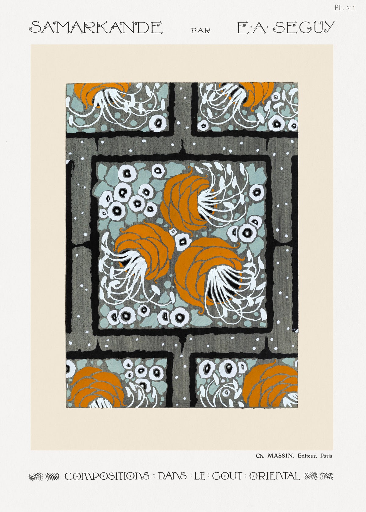 E. A. Séguy — Samarkande, Plate 1 | Art Deco Pattern Print
