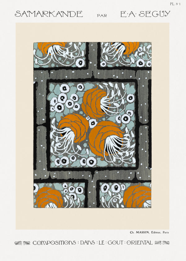 E. A. Séguy — Samarkande, Plate 1 | Art Deco Pattern Print