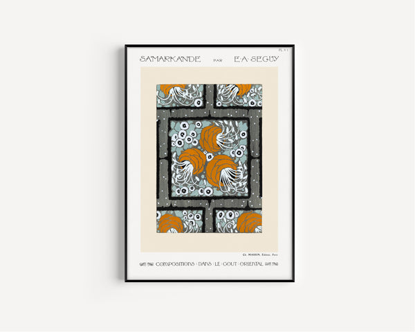 E. A. Séguy — Samarkande, Plate 1 | Art Deco Pattern Print