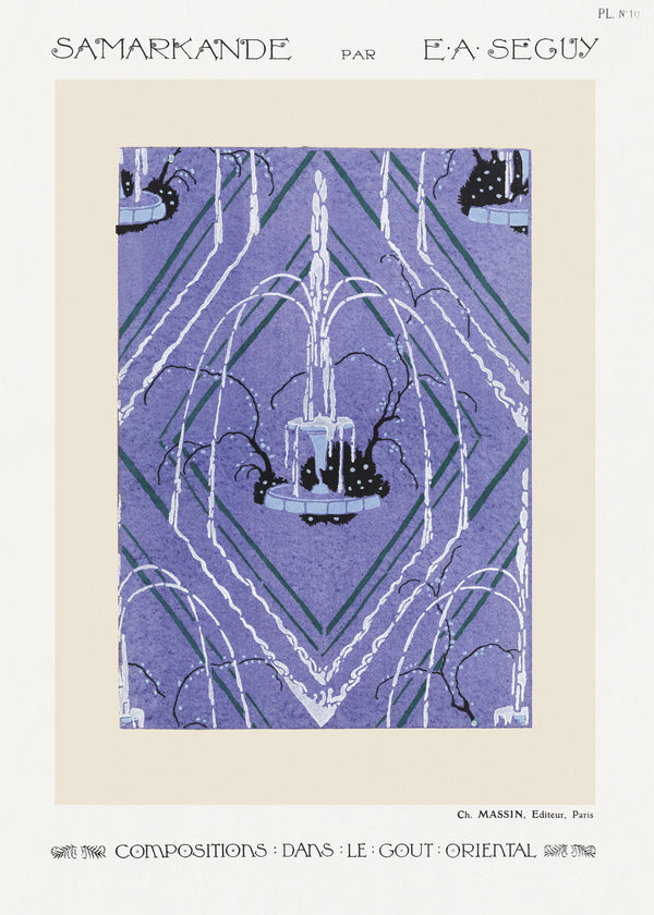 E. A. Séguy — Samarkande, Plate 10 | Pattern Design Print