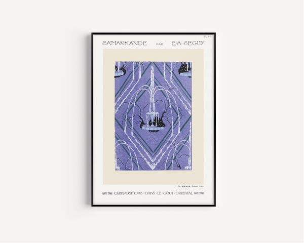 E. A. Séguy — Samarkande, Plate 10 | Pattern Design Print