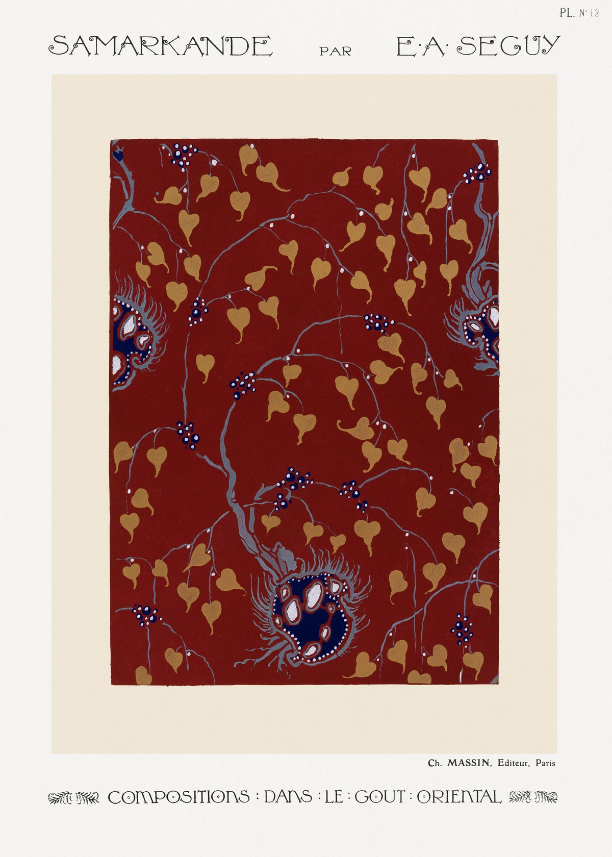 E. A. Séguy — Samarkande, Plate 12 | Art Deco Print