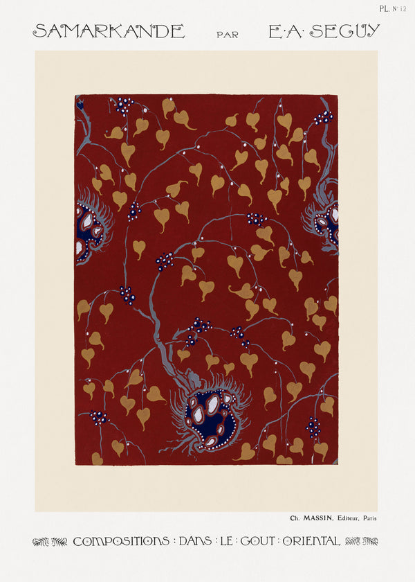 E. A. Séguy — Samarkande, Plate 12 | Art Deco Print