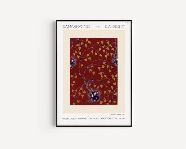 E. A. Séguy — Samarkande, Plate 12 | Art Deco Print