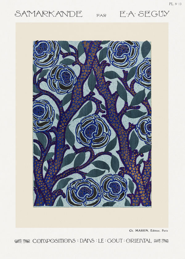 E. A. Séguy — Samarkande, Plate 13 | Art Deco Pattern Print