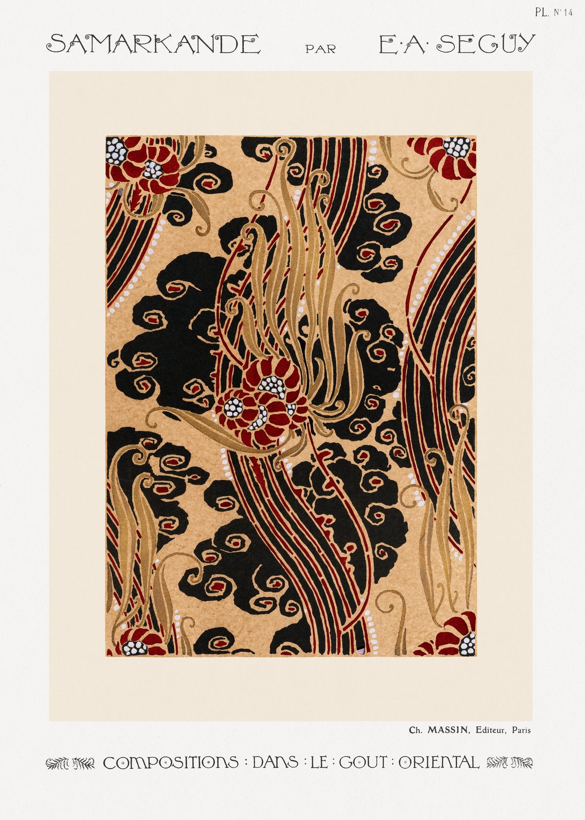 E. A. Séguy — Samarkande, Plate 14 | Art Deco Pattern Print