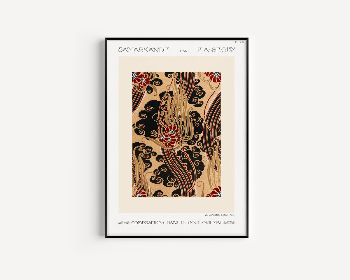 E. A. Séguy — Samarkande, Plate 14 | Art Deco Pattern Print