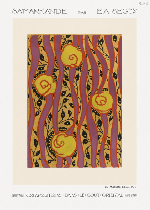 E. A. Séguy — Samarkande, Plate 15 | Pattern Design Print