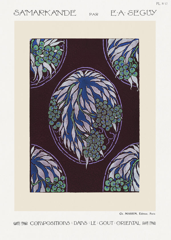 E. A. Séguy — Samarkande, Plate 17 | Art Deco Pattern Print