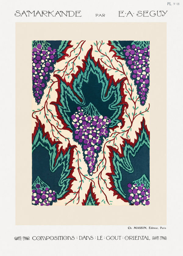E. A. Séguy — Samarkande, Plate 18 | Art Deco Pattern Print