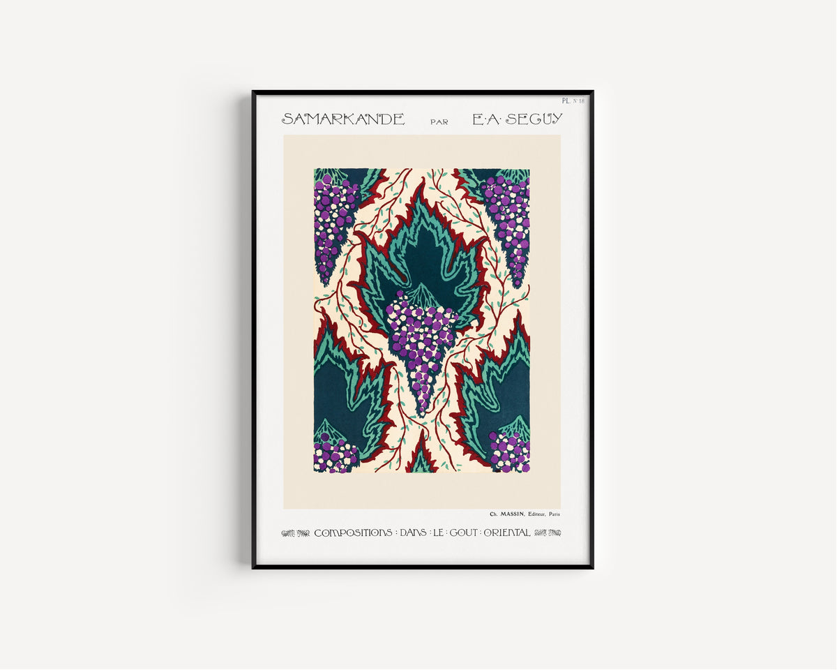 E. A. Séguy — Samarkande, Plate 18 | Art Deco Pattern Print