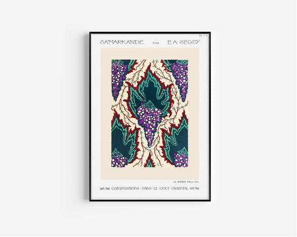 E. A. Séguy — Samarkande, Plate 18 | Art Deco Pattern Print