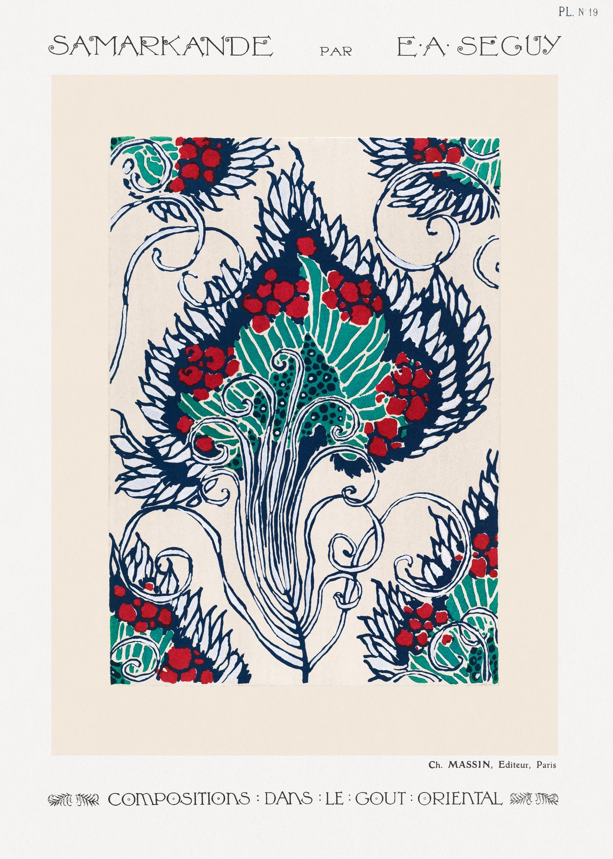 E. A. Séguy — Samarkande, Plate 19 | Pattern Design Print
