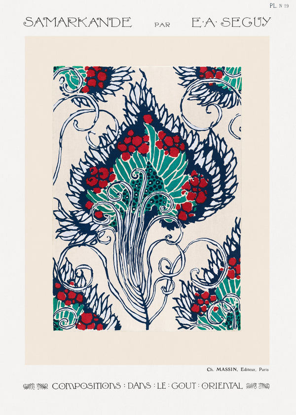E. A. Séguy — Samarkande, Plate 19 | Pattern Design Print