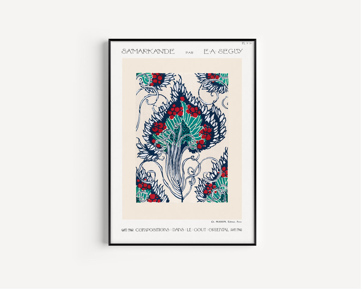E. A. Séguy — Samarkande, Plate 19 | Pattern Design Print