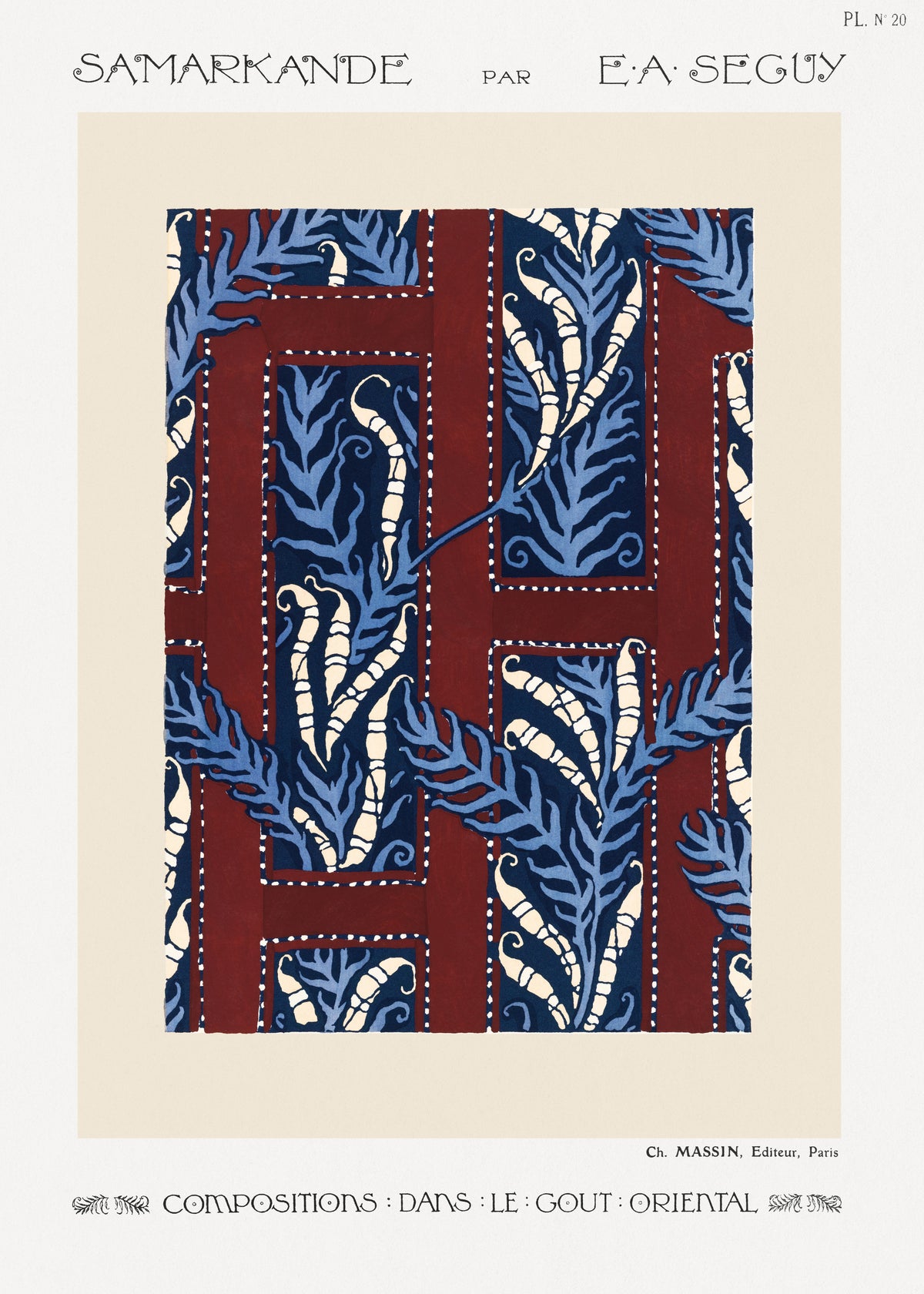 E. A. Séguy — Samarkande, Plate 20 | Art Deco Print