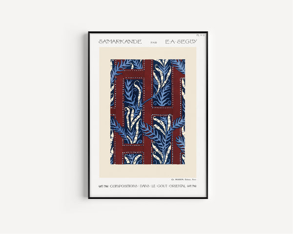E. A. Séguy — Samarkande, Plate 20 | Art Deco Print