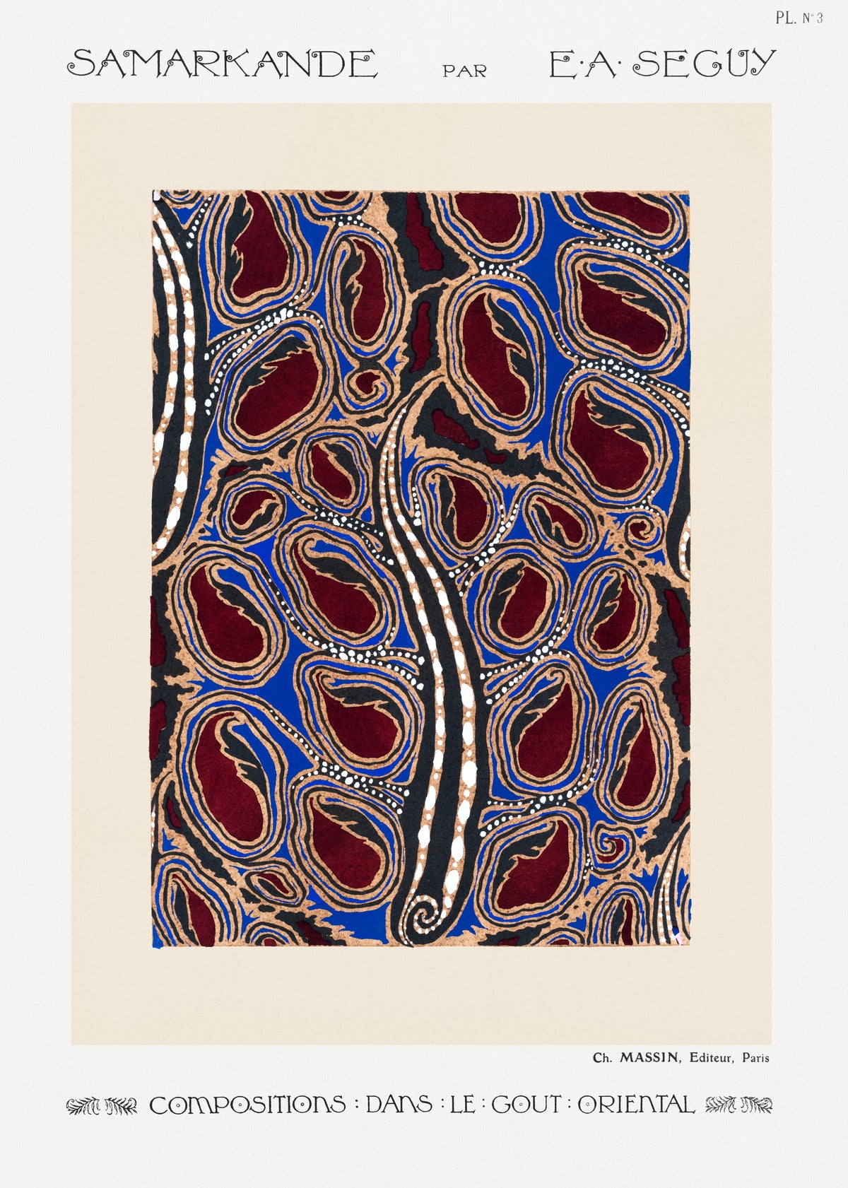 E. A. Séguy — Samarkande, Plate 3 | Art Deco Pattern Print