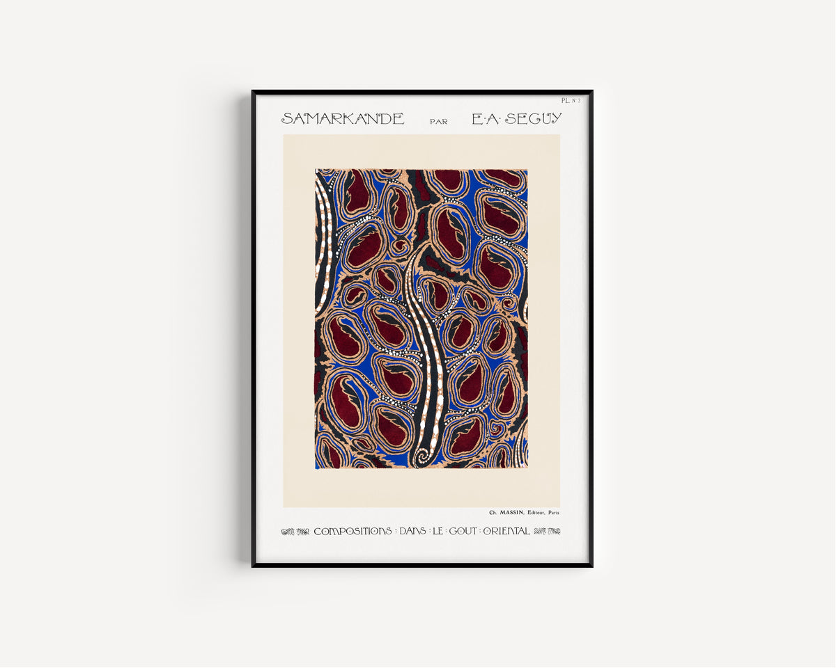E. A. Séguy — Samarkande, Plate 3 | Art Deco Pattern Print