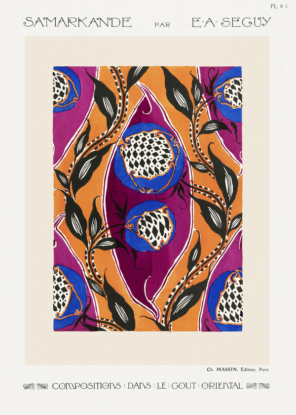 E. A. Séguy — Samarkande, Plate 4 | Art Deco Pattern Print