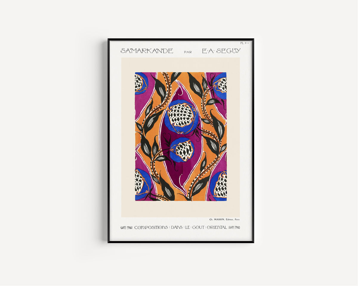 E. A. Séguy — Samarkande, Plate 4 | Art Deco Pattern Print