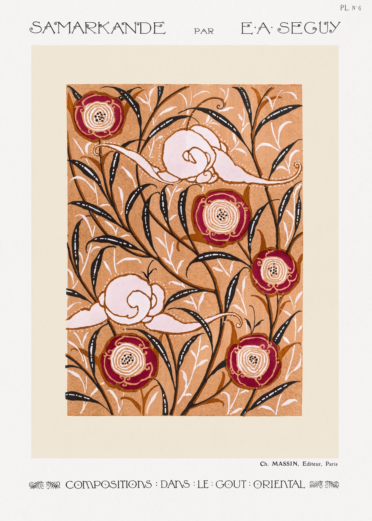 E. A. Séguy — Samarkande, Plate 6 | Pattern Design Print