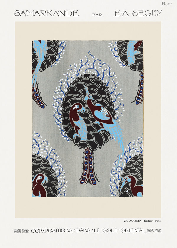 E. A. Séguy — Samarkande, Plate 7 | Art Deco Pattern Print