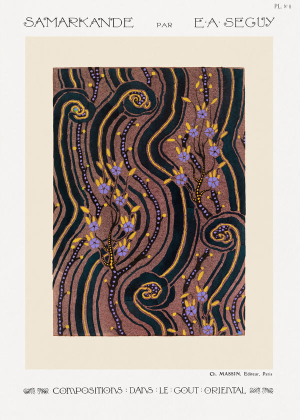 E. A. Séguy — Samarkande, Plate 8 | Art Deco Pattern Print