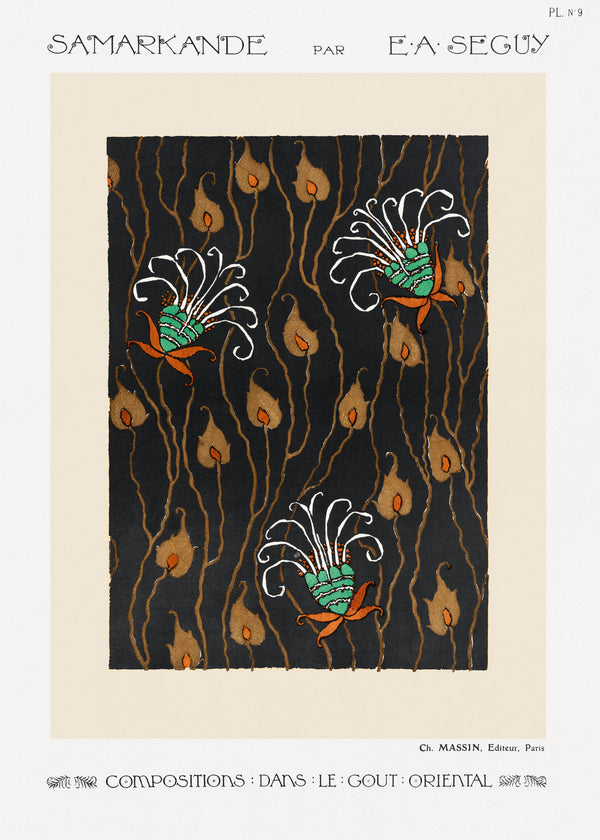 E. A. Séguy — Samarkande, Plate 9 | Art Deco Pattern Print