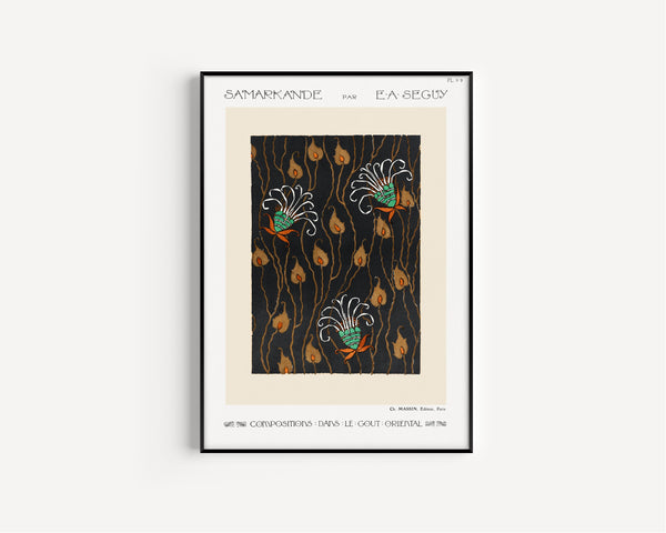 E. A. Séguy — Samarkande, Plate 9 | Art Deco Pattern Print