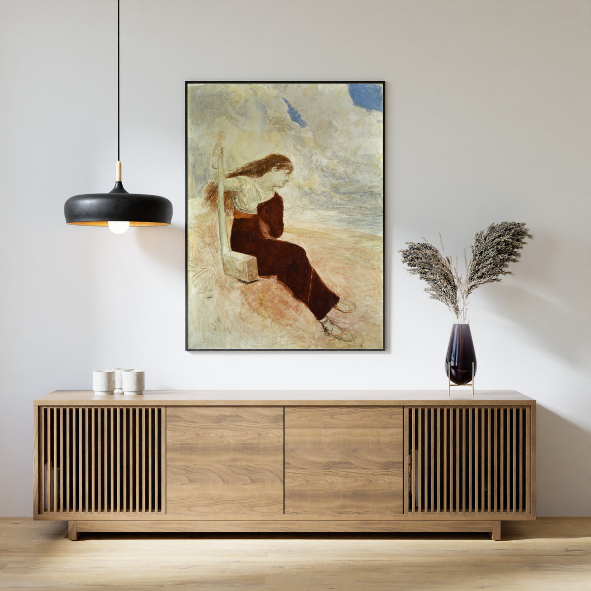Arnold Böcklin — Sappho (Calypso) | Symbolist Art Print