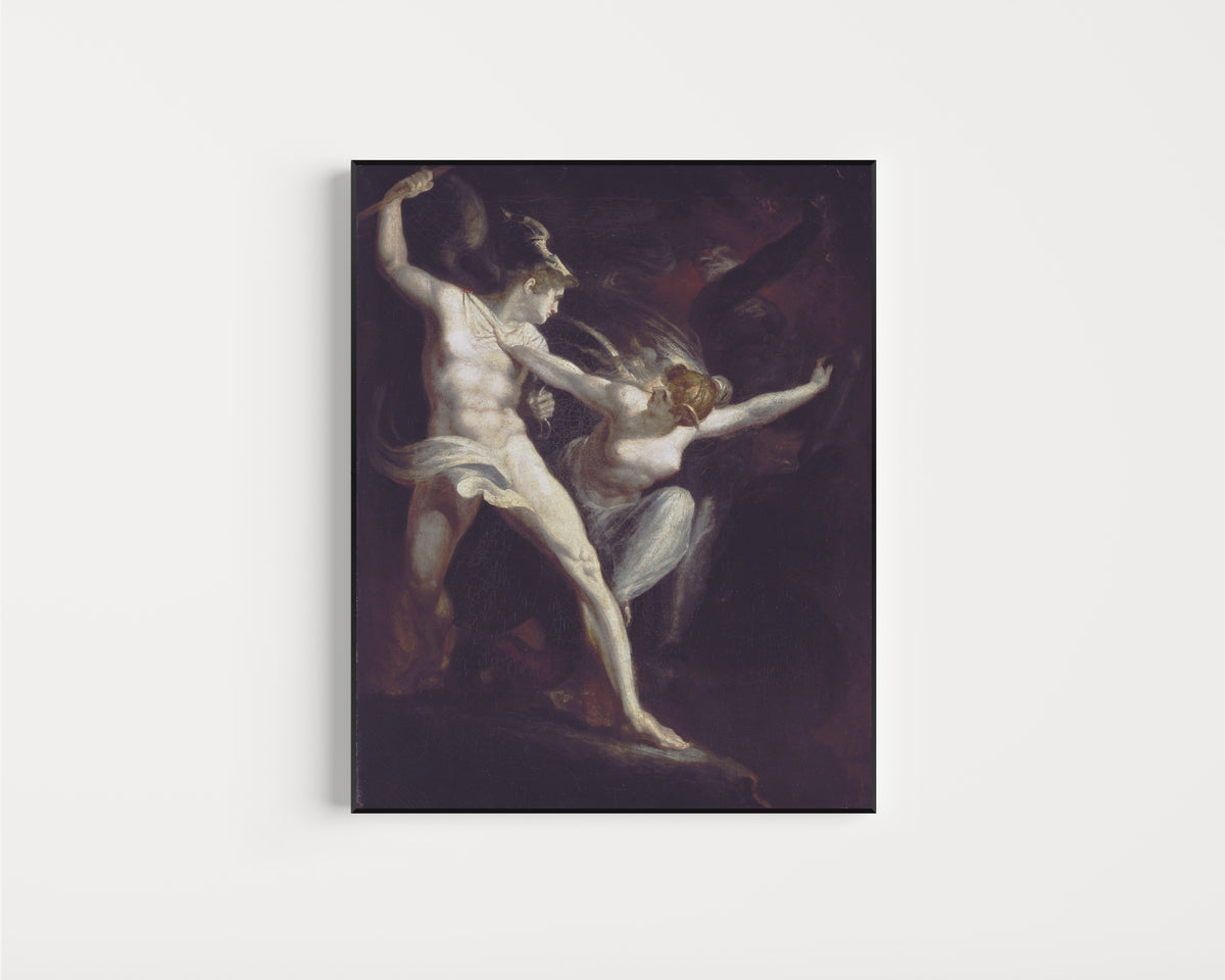Henry Fuseli — Satan and Death, Separated by Sin | Art Print