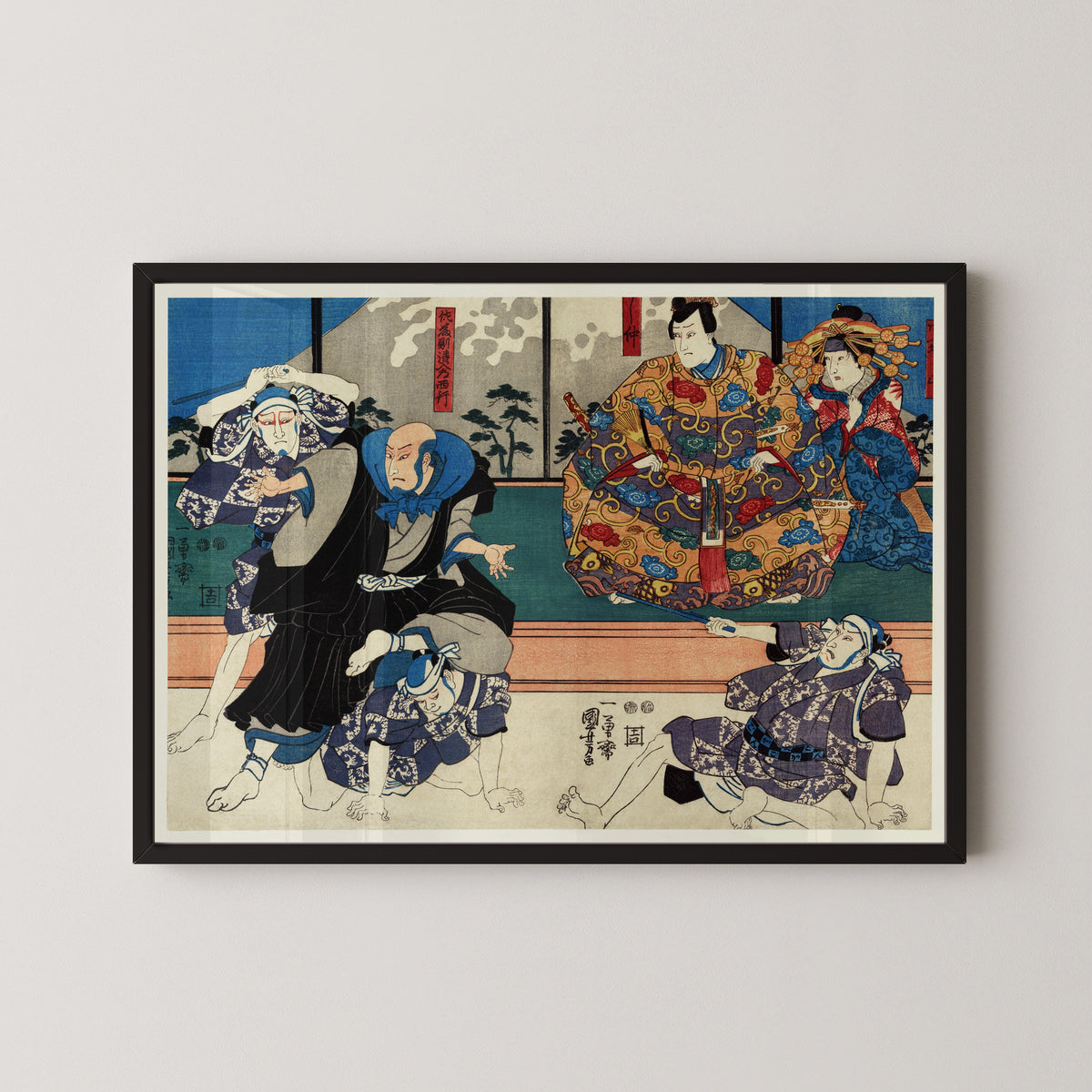 Utagawa Kuniyoshi — Satō Norikiyo Nyūdō Saigyō | Japanese Woodblock Print (Ukiyo-e)