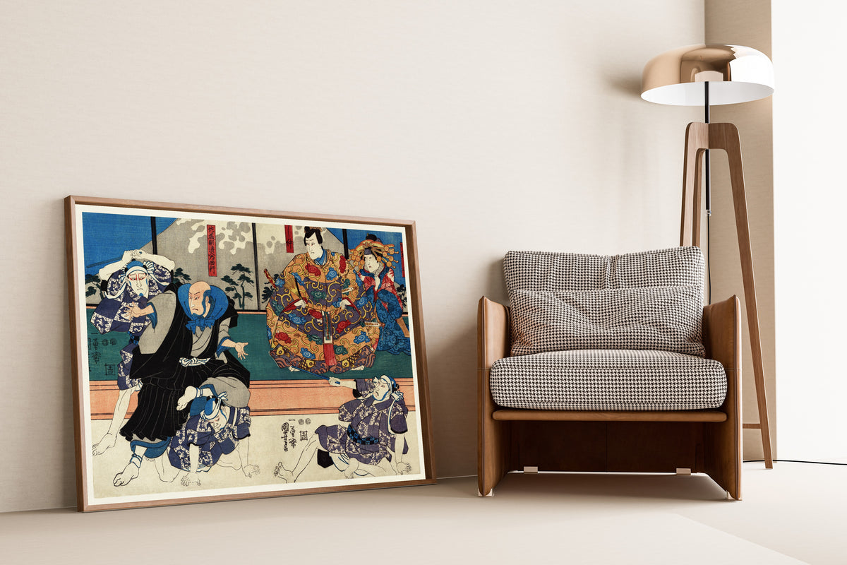 Utagawa Kuniyoshi — Satō Norikiyo Nyūdō Saigyō | Japanese Woodblock Print (Ukiyo-e)