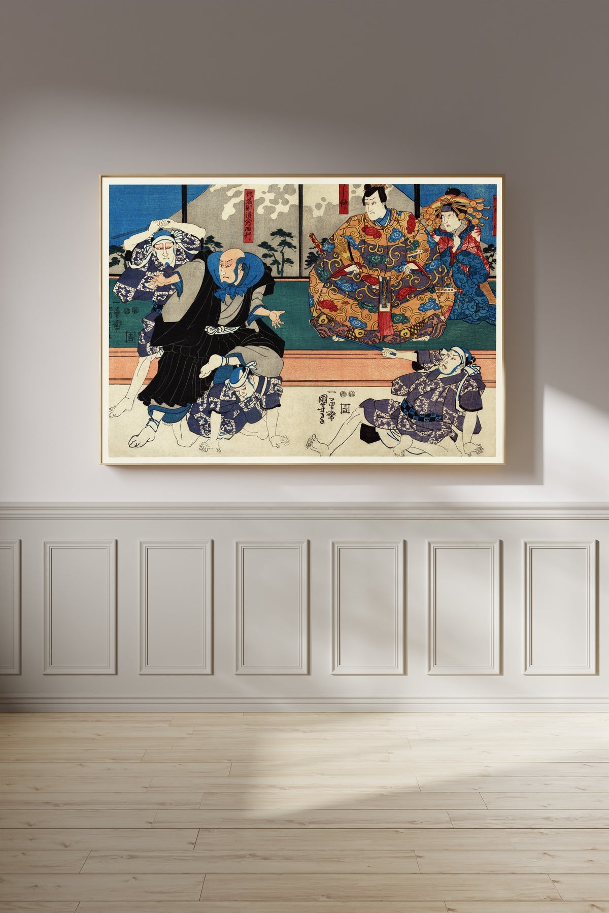Utagawa Kuniyoshi — Satō Norikiyo Nyūdō Saigyō | Japanese Woodblock Print (Ukiyo-e)