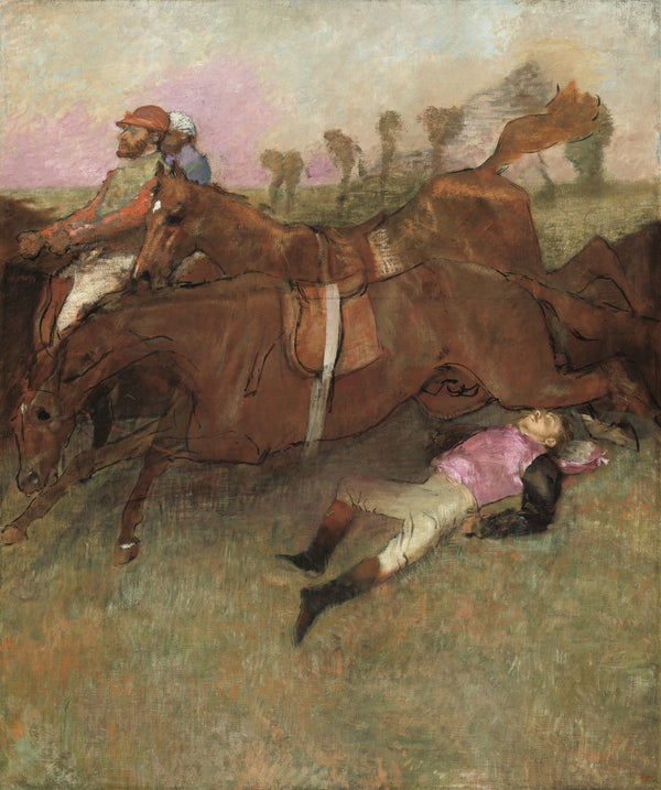 Edgar Degas — Scene from the Steeplechase: The Fallen Jockey | Fine Art Print