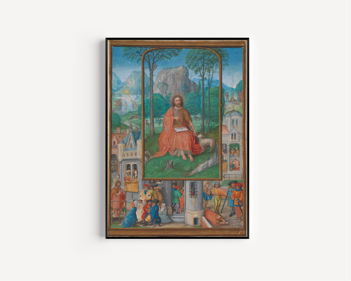 Master of James IV of Scotland — Scenes from the Life of Saint John the Baptist | Illuminated Manuscript Print