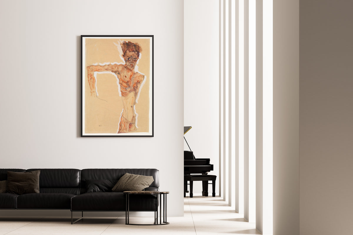 Egon Schiele — Self-Portrait | Fine Art Print