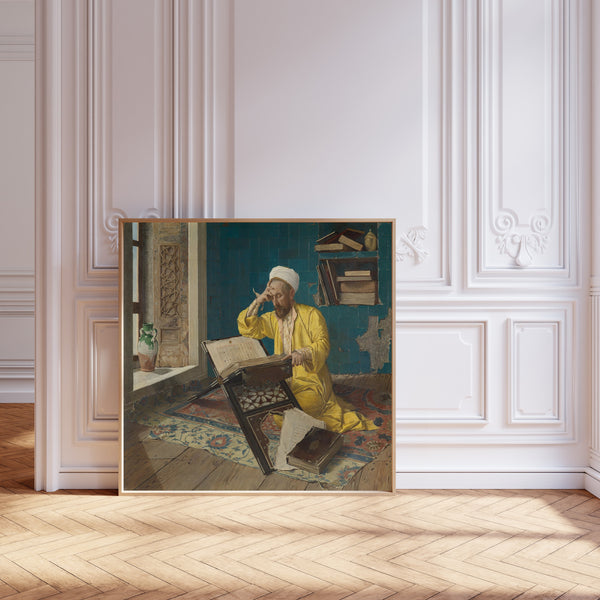 Osman Hamdi Bey — Scholar with Quran | Fine Art Print