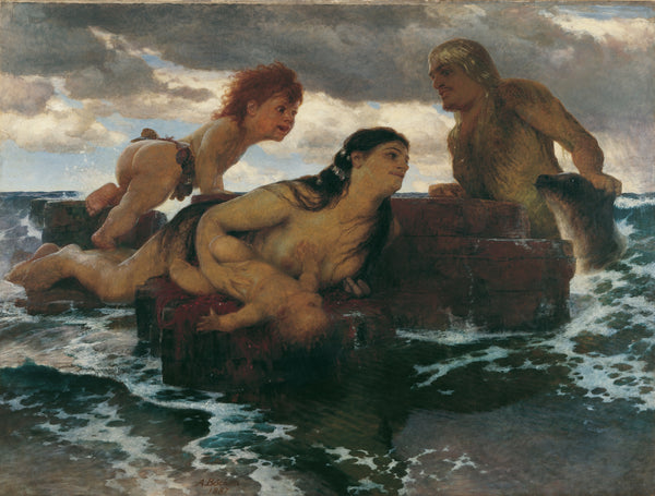 Arnold Böcklin — Sea Idyll | Symbolist Art Print