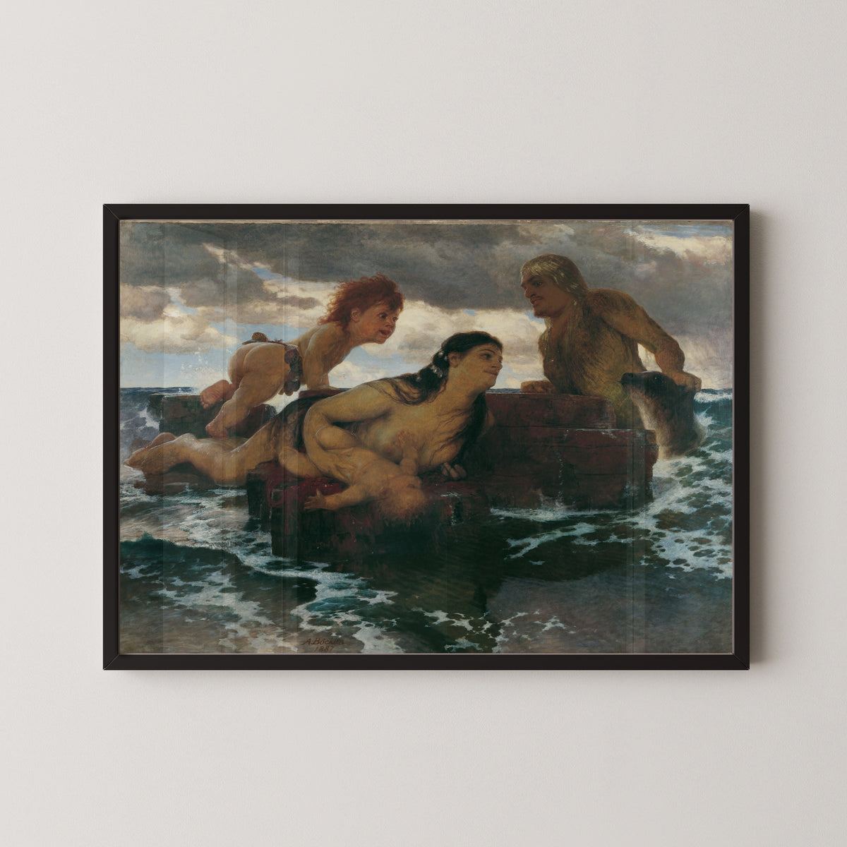 Arnold Böcklin — Sea Idyll | Symbolist Art Print